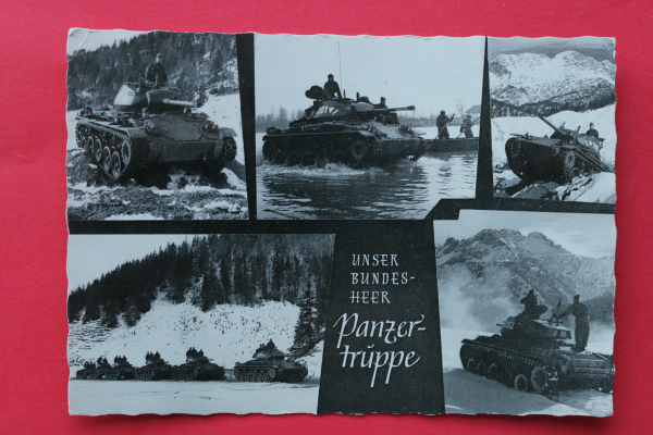 AK Militär Klagenfurt / 1914-1918 / 1 WK / Mehrbildkarte / unser Bundesheer Panzertruppe / Panzer / Schnee
